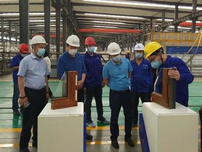 中国有色金属加工工业协会领导莅临金鹏铝材参观调研